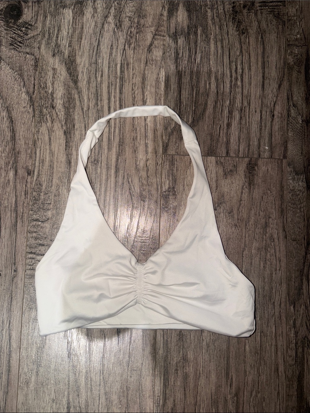 White sports bra